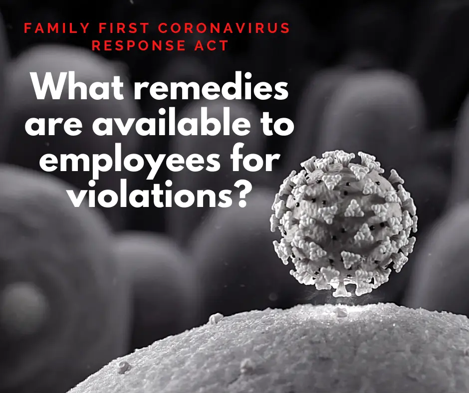 FFCRA Remedies Damages